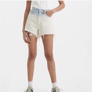 Levi's Jean High Waisted Mom Denim Shorts Size 30